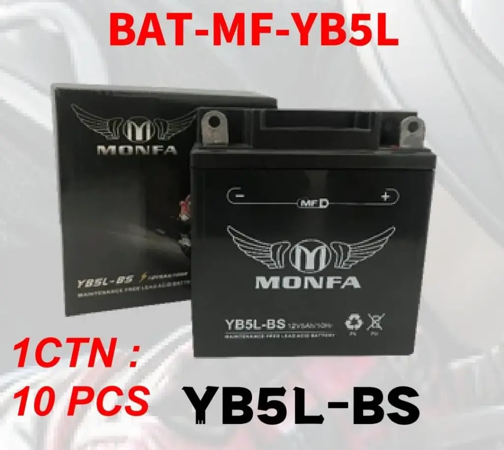 BATTERY YB5L (MONFA)