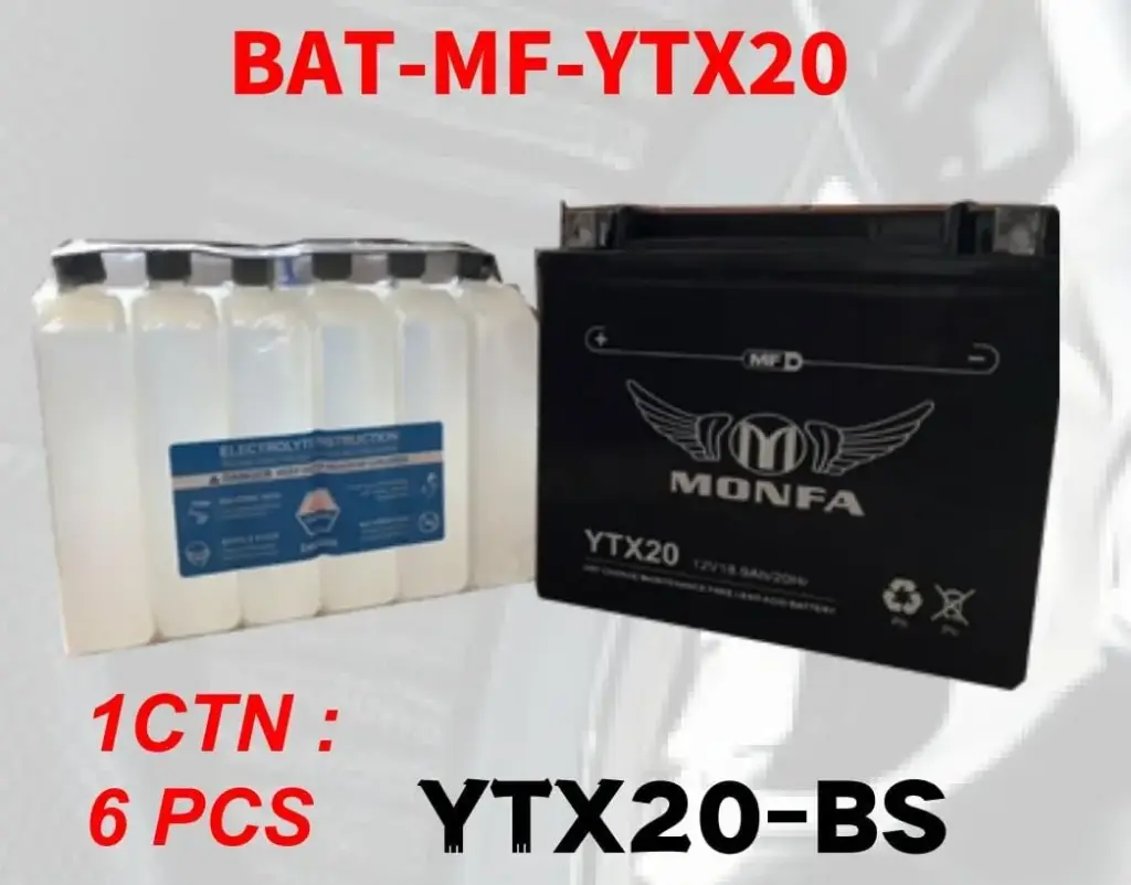 BATTERY YTX20 (MONFA)