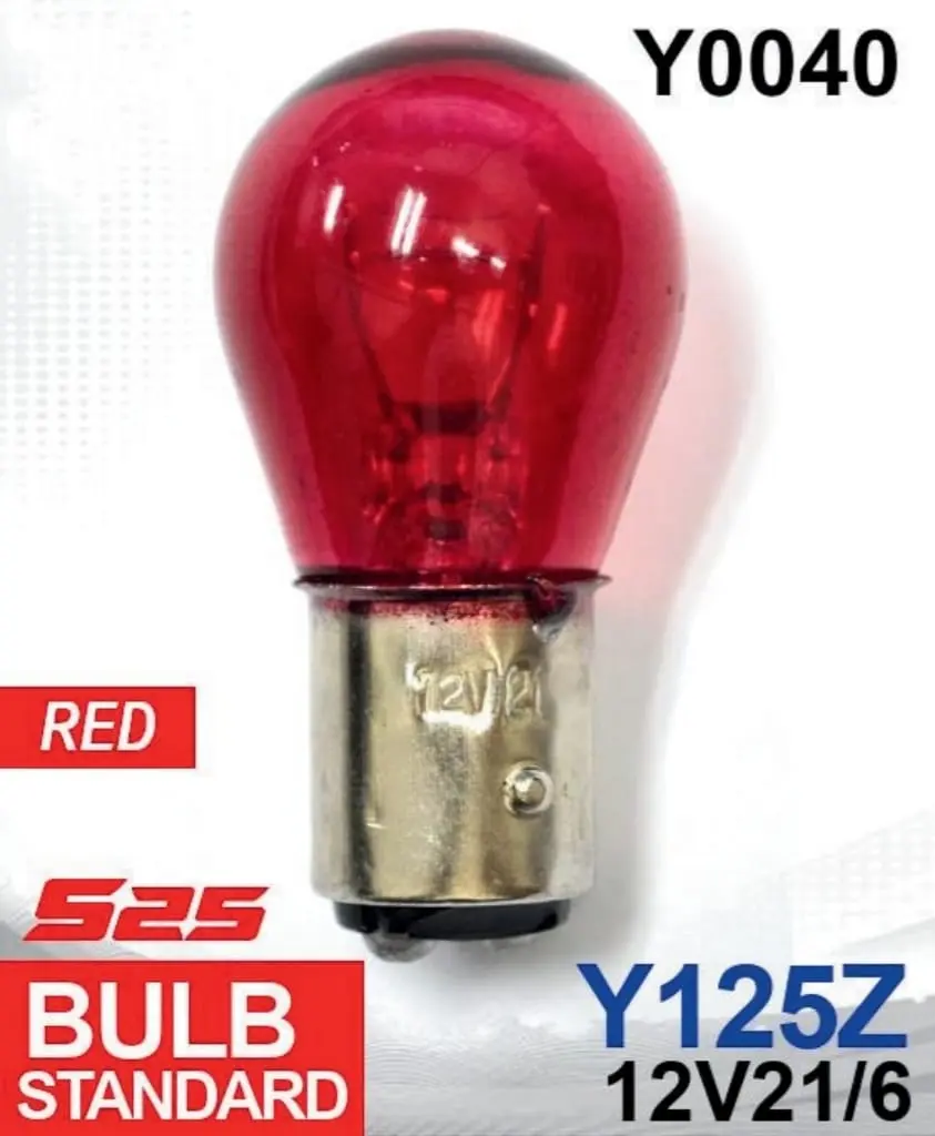 BULB - 12V21/6 S25 REAR (RED) (5XK)