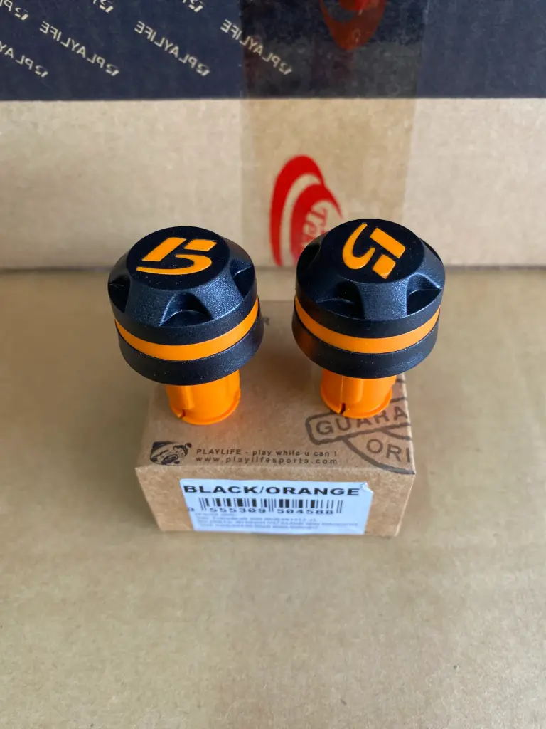 HANDLE BAR BALANCER PLAYLIFE - ORANGE (PAIR W/ HANDLE GRIP OPEN)