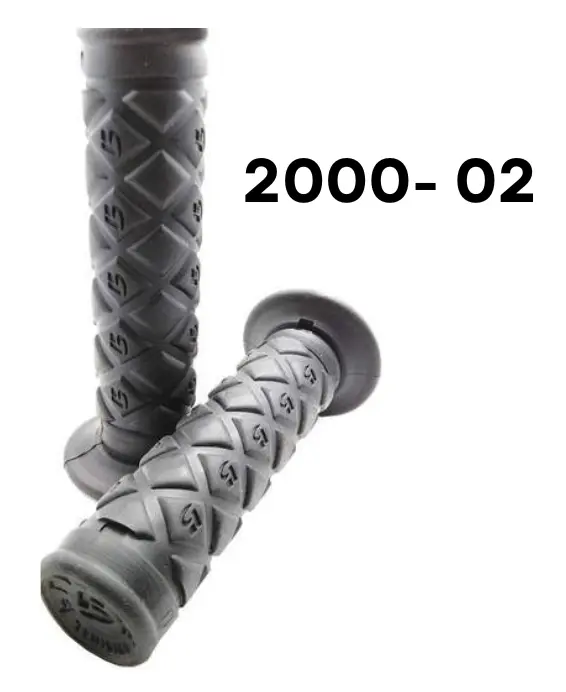 HANDLE GRIP CLOSED - PLAYLIFE BLACK 120MM (2000-02)