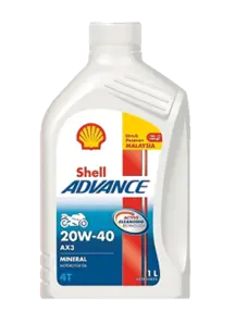 SHELL ADVANCE AX3 - 20W40 (1L x 12)