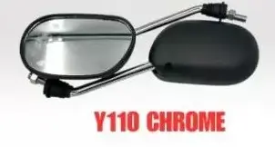 SIDE MIRROR Y110/LC135 (CHROME)