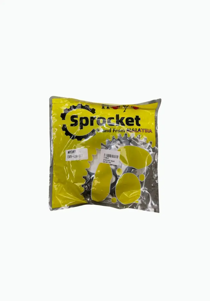 SPROCKET REAR EX5 (BLACK) 428 - 35T