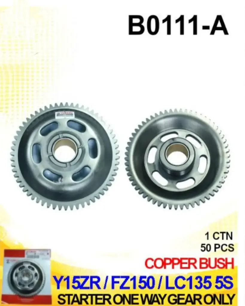 STARTER ONE WAY GEAR ONLY A - Y15ZR / FZ150 / LC135 5S (COPPER BUSH) (59T)