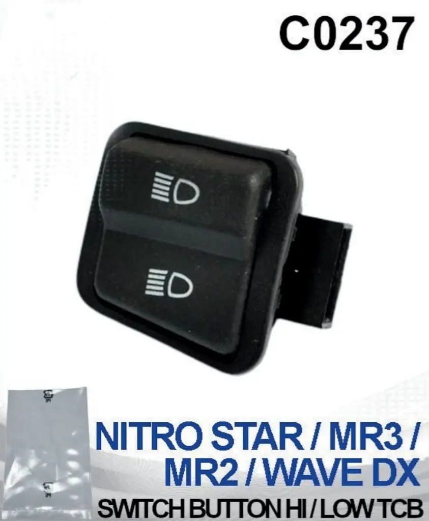 SWITCH BUTTON HI / LOW TCB - NITRO STAR / MR3 / MR2 / WAVE DX