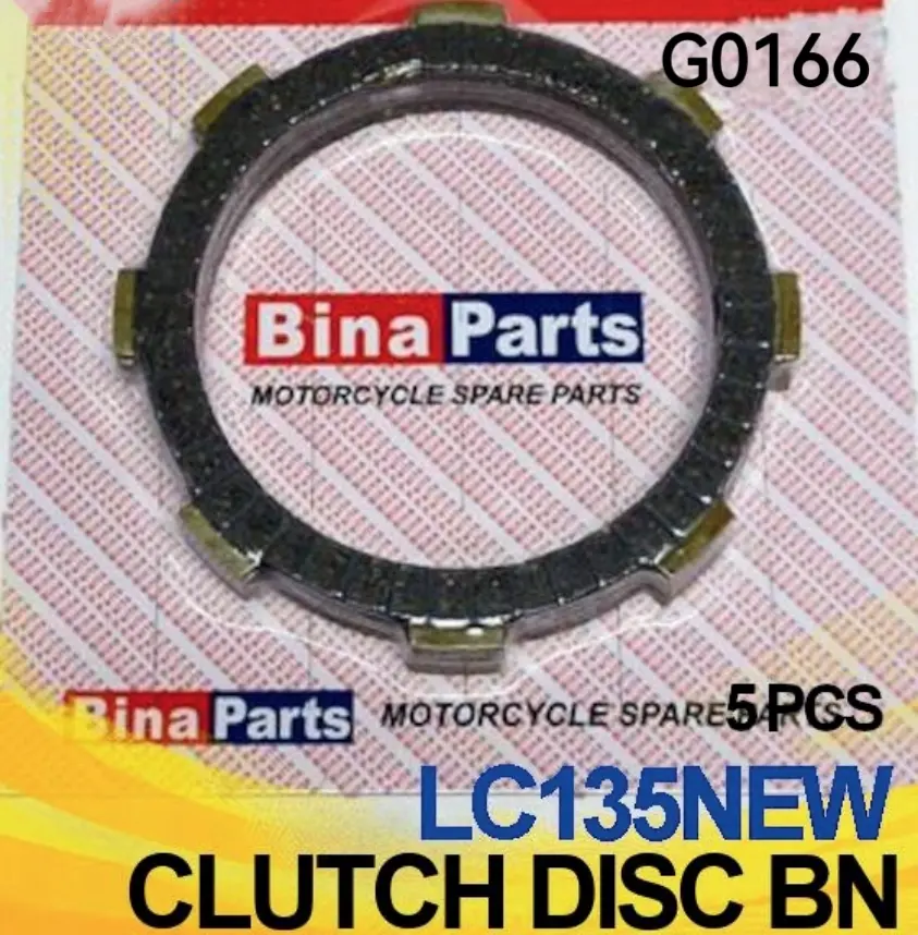 CLUTCH DISC - LC135NEW/GT128 (5PCS )