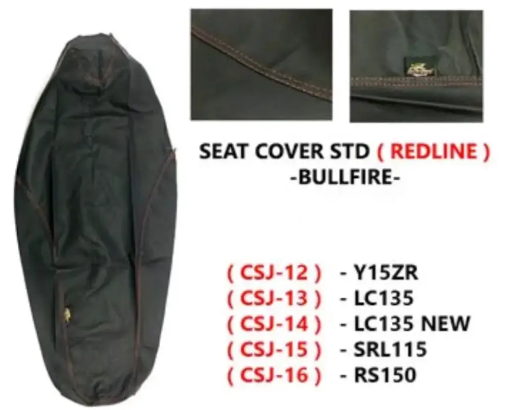 SEAT COVER RS150 (RED LINE)
