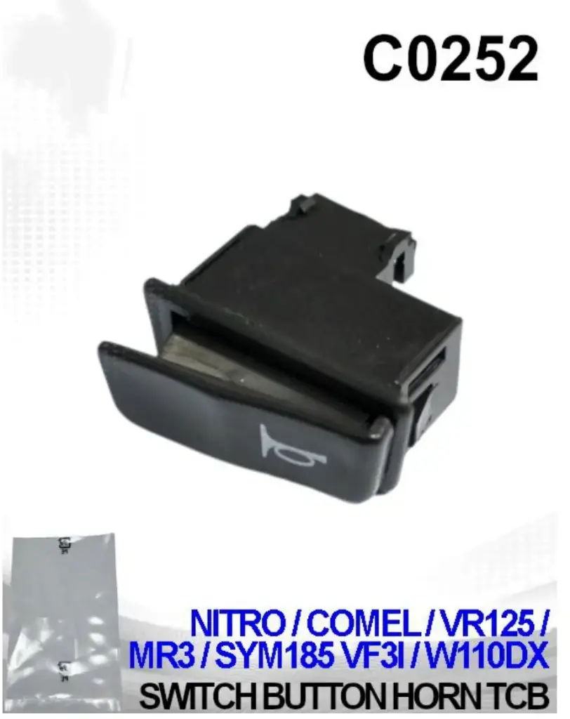 SWITCH BUTTON HORN-MR2/MR3/SYM 185/W110DX